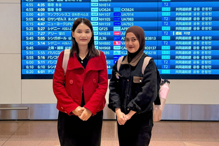 インドネシアから2名が来日。希望を胸に、日本での第一歩を踏み出しました